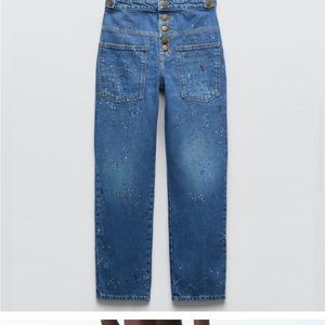 ZW THE RISE CROPPED PAINTER JEANS